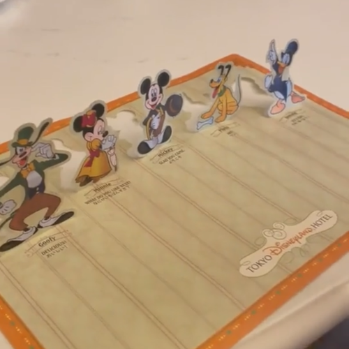 シャーウッドガーデン朝食ランチョンマット