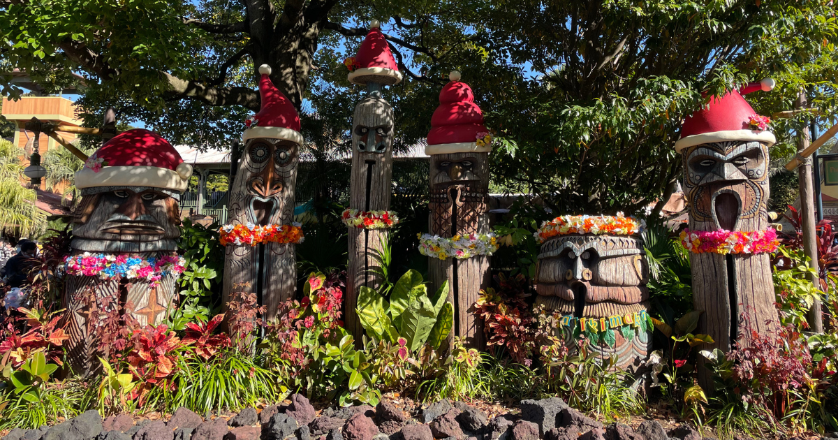 アドベンチャーランドクリスマス装飾