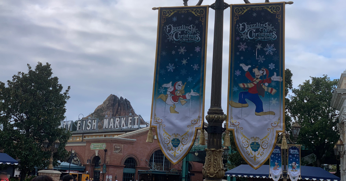 ディズニーシークリスマス装飾