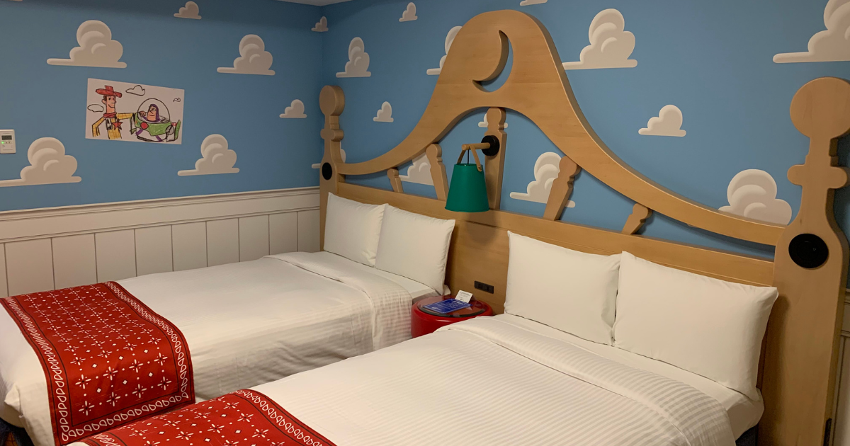 トイストーリーホテル客室ベッド