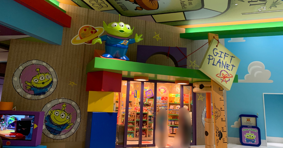 トイストーリーホテルショップ外観